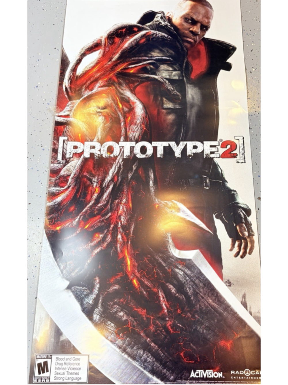Prototype 2 Promo Poster 28x58 Activision Radical Entertainment 2012
